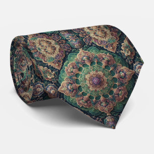 Cravate Luxueux Style de Designer Persan Faux Col de Ser