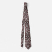 Cravate Luxury Statement Burgundy Moroccan Neck Tie (Dos)
