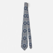 Cravate Luxury Statement Moroccan Diamond Neck Tie (Devant)
