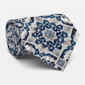 Cravate Luxury Statement Moroccan Diamond Neck Tie (Roulé)