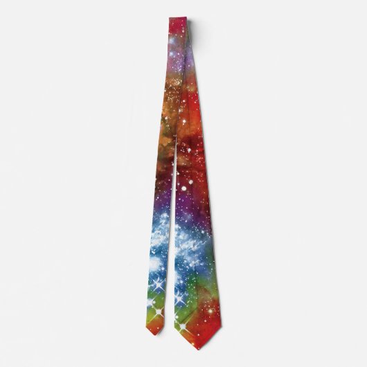 Cravate Lynx Arc Starbirth Star Cluster Artiste Impression (Dos)