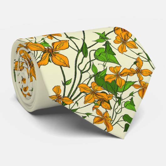 Cravate Lys de tigre (Roulé)