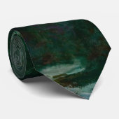 Cravate Lys d'eau (par Claude Monet) (Roulé)