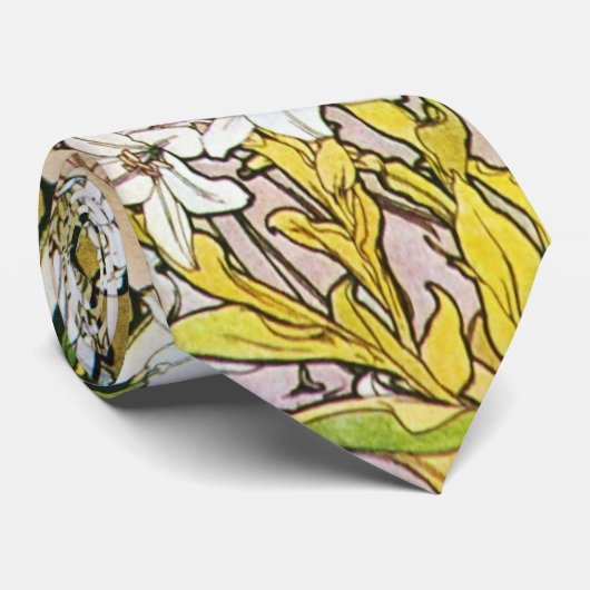 Cravate Lys du printemps (Roulé)