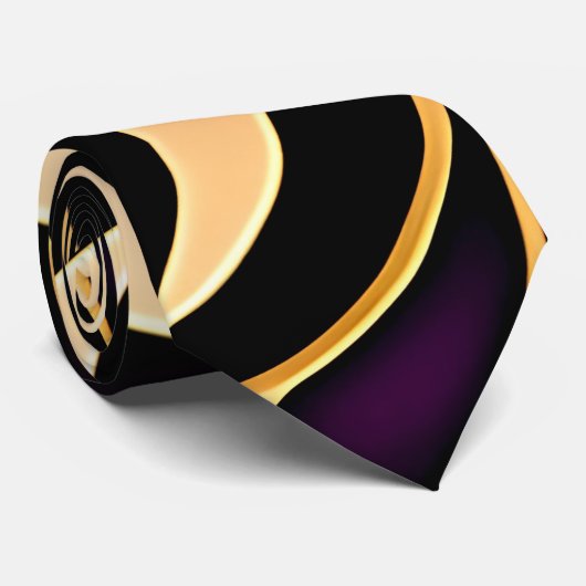 Cravate Lys en verre tendu Motif Mosaïque rouge (Roulé)