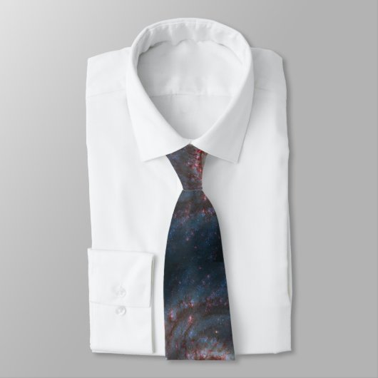 Cravate M51 Whirlpool Spiral Galaxy NASA (Attaché)