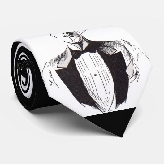 Cravate M. Classy, homme bien habillé (Roulé)