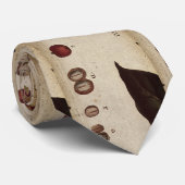 Cravate M. Hooton Coffee Botanical (Roulé)