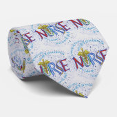 Cravate Ma devise d'infirmière (Roulé)