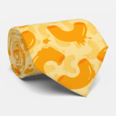 Cravate Macaroni et Motif de fromage (Roulé)