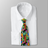 Cravate Macaw Neck Black (Attaché)