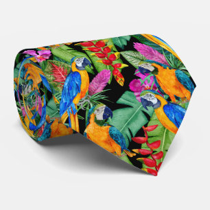 Cravate Macaw Neck Black