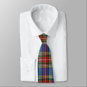 Cravate MacBeth Tartan moderne Plaid écossais coloré (Attaché)