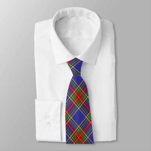 Cravate MacBeth Tartan Plaid Scottish Motif (Attaché)