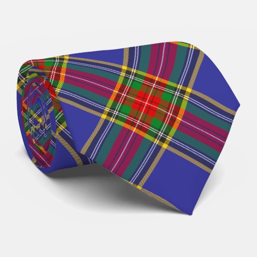 Cravate MacBeth Tartan Plaid Scottish Motif (Roulé)