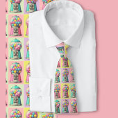 Cravate Machine à Bubblegum rétro