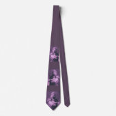 Cravate macho homme en violet (Devant)