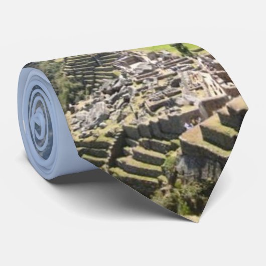 Cravate Machu Picchu Pérou (Roulé)