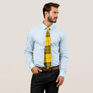 Cravate MacLeod Askew Scottish Clan Tartan Plaid Pattern