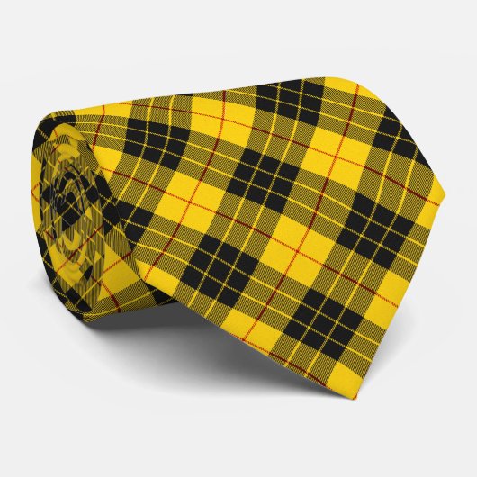 Cravate MacLeod Scottish Clan Tartan Plaid Motif (Roulé)