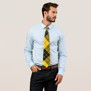 Cravate MacLeod Scottish Clan Tartan Plaid Motif