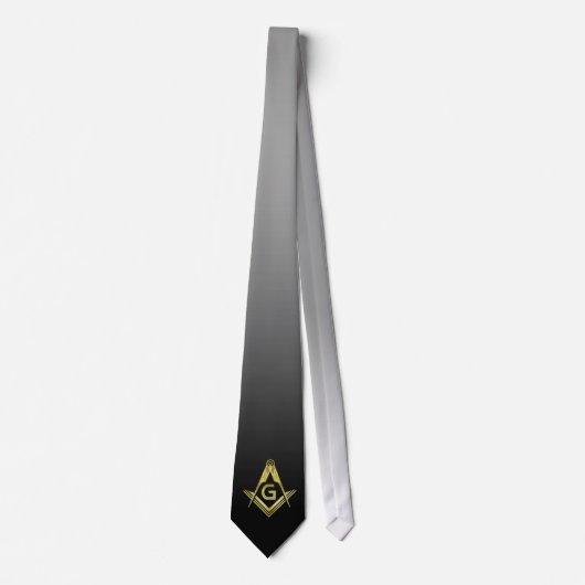 Cravate maçonnique | Cadeaux Freemason personnalis (Devant)