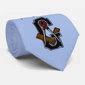 Cravate maçonnique de carré et de boussole (Roulé)