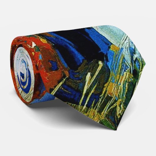 Cravate Madame au lac (Roulé)