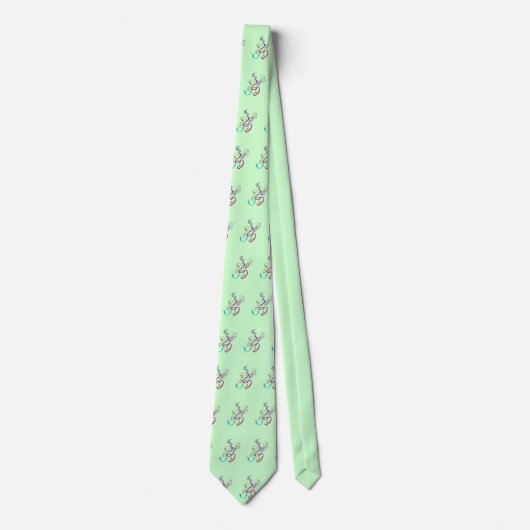 Cravate Madame Butterfly, Illustration graphique (Devant)