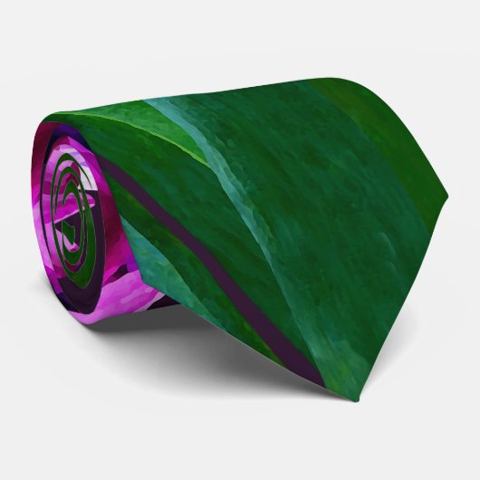 Cravate Magenta Hyacinth (Roulé)