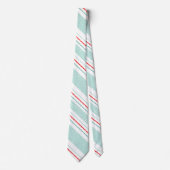 Cravate Magic and Wonder Christmas Stripes Mint ID440 (Devant)