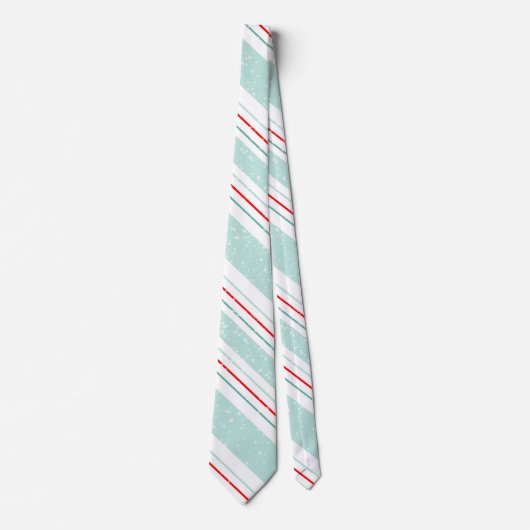 Cravate Magic and Wonder Christmas Stripes Mint ID440 (Devant)