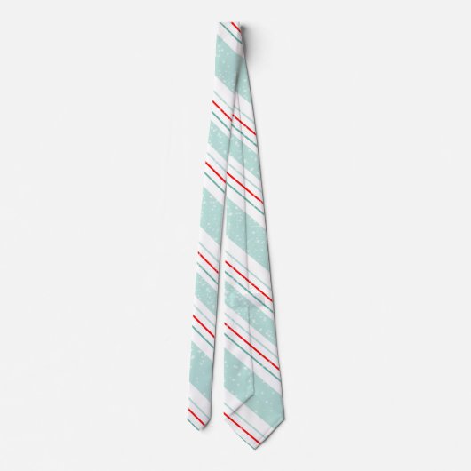 Cravate Magic and Wonder Christmas Stripes Mint ID440 (Dos)