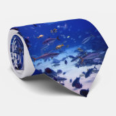 Cravate Magie d'aquarium (Roulé)