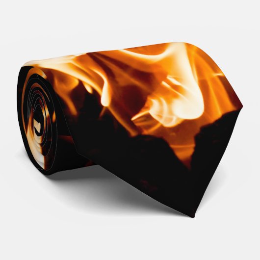 Cravate Magie du feu (Roulé)