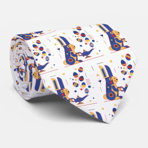 Cravate Magie printanière pour motif de Pâques