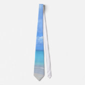 Cravate Magnifique plage tropicale turquoise (Devant)