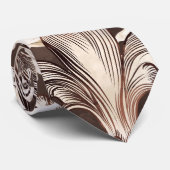 Cravate Magnolia et Fleur-de-lis (Roulé)