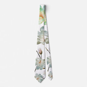 Cravate Magnolia Pattern Tie