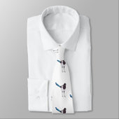 Cravate Magpie Bird (Attaché)