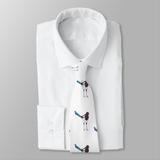 Cravate Magpie Bird (Attaché)