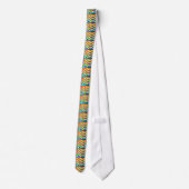 Cravate Mah Jongg Petits carreaux Necktie (Dos)