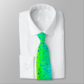 Cravate Mahi Mahi Print Tie