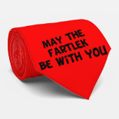 Cravate Mai le Fartlek soit avec vous (Roulé)