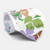 Cravate maigre de fleurs (Roulé)