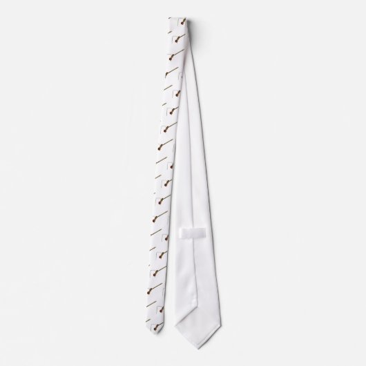 Cravate Maillet et boules de croquet (Dos)