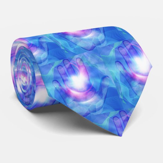 Cravate Main lumineuse (Roulé)