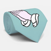 Cravate Mains de prière (Roulé)