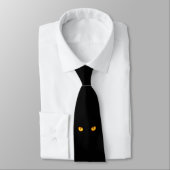 Cravate Maintenant, il vous voit Chat noir (Attaché)