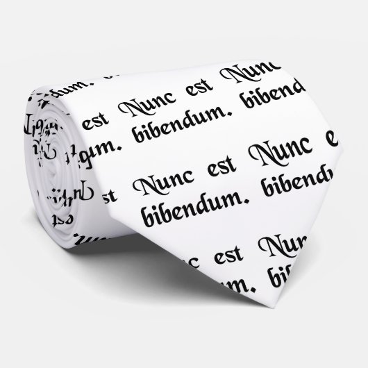 Cravate Maintenant nous devons boire (Roulé)